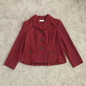 Miss Dorby Deep Red Blazer